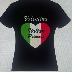 Italian princess custom made shirt